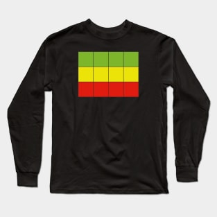 Colorful Grid | Kinoshita Kazuya date tee Long Sleeve T-Shirt